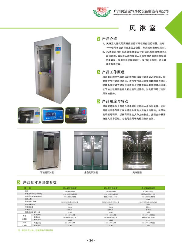 风淋室工作原理及操作维护介绍 风淋室工作原理及操作维护介绍